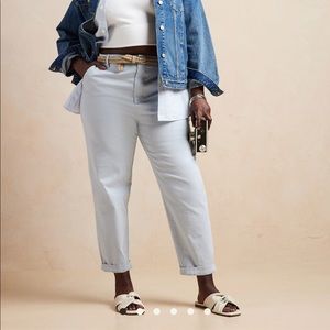 Slim Flat Front Chino Light Blue 0